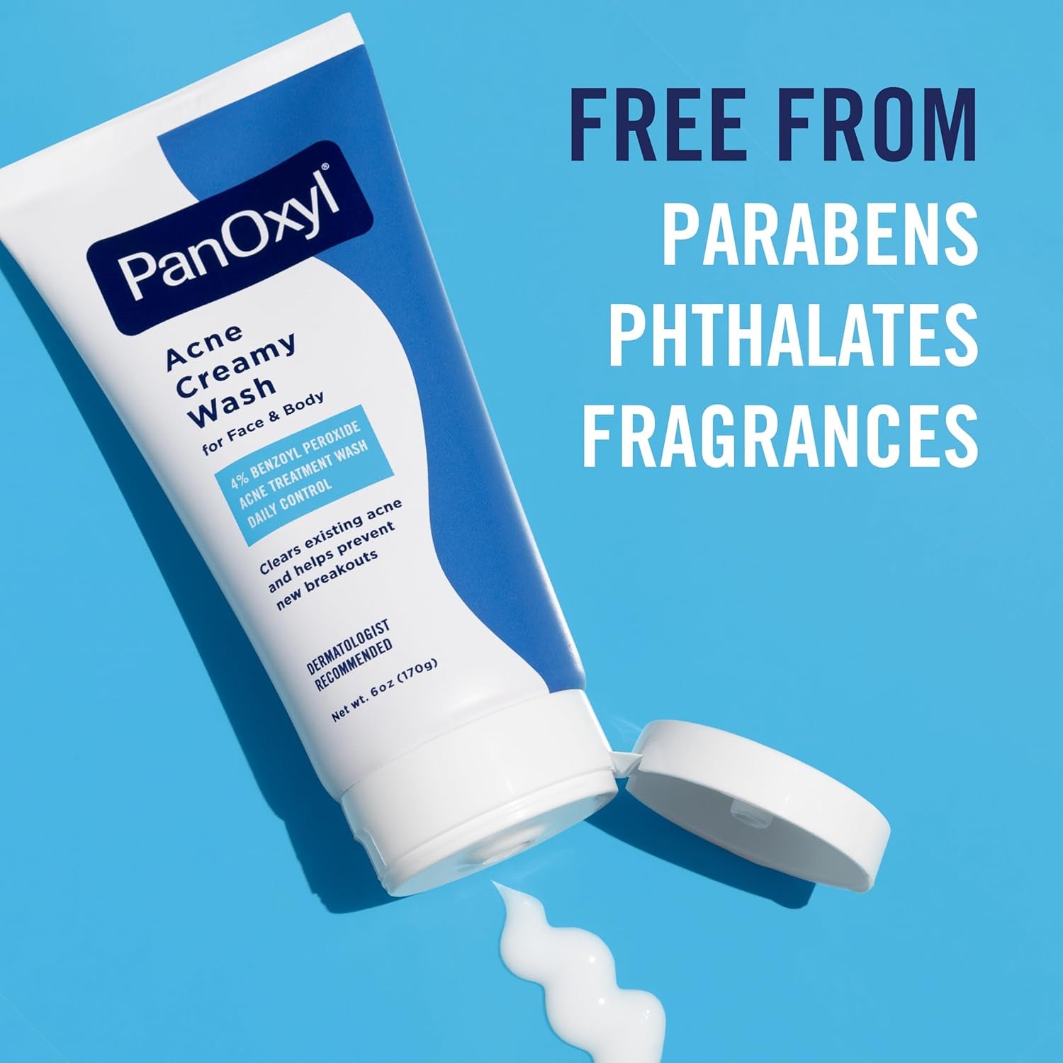 PanOxyl - Acne Creamy Wash Benzoyl Peroxide 4% - 170g