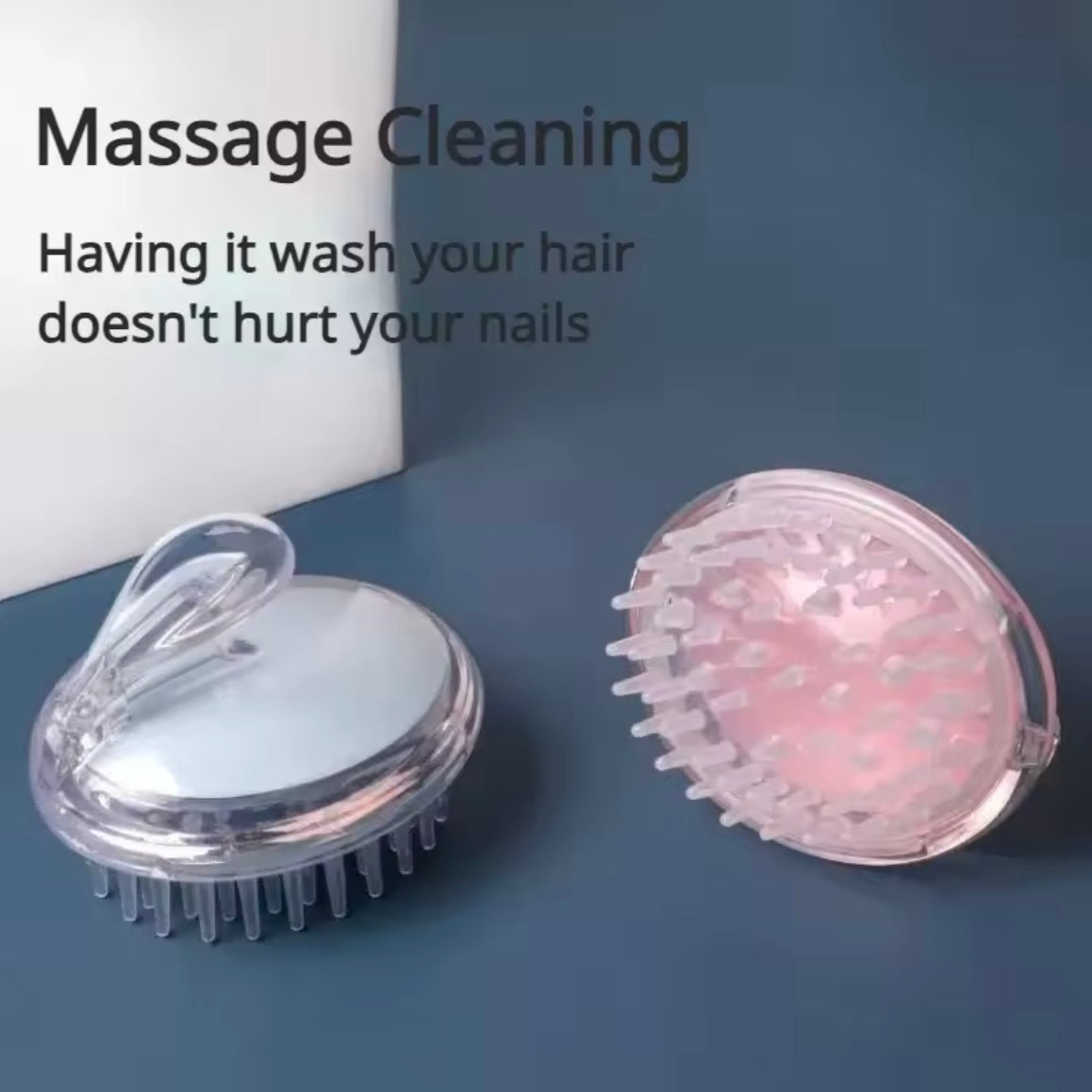 Crystal Clear Shampoo Silicone Scalp Massager