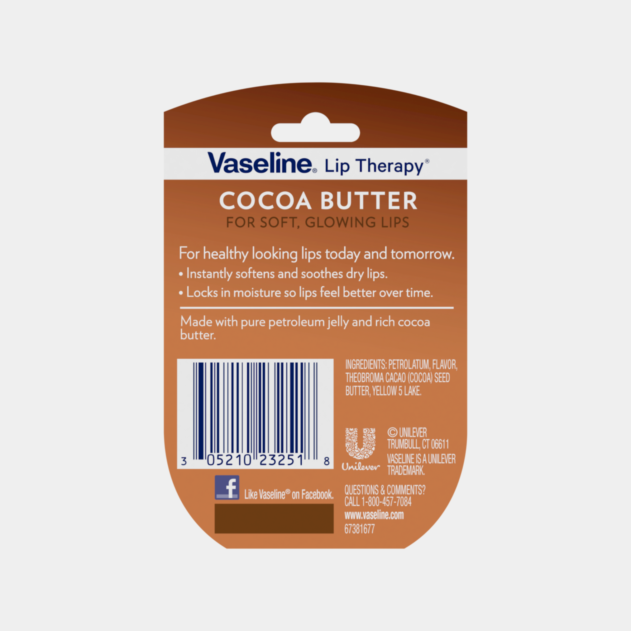 Vaseline Lip Therapy Cocoa Butter 7g