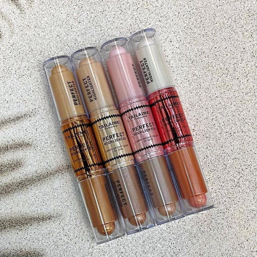 Double Sided Silkworm Highlighter Brightening Stick