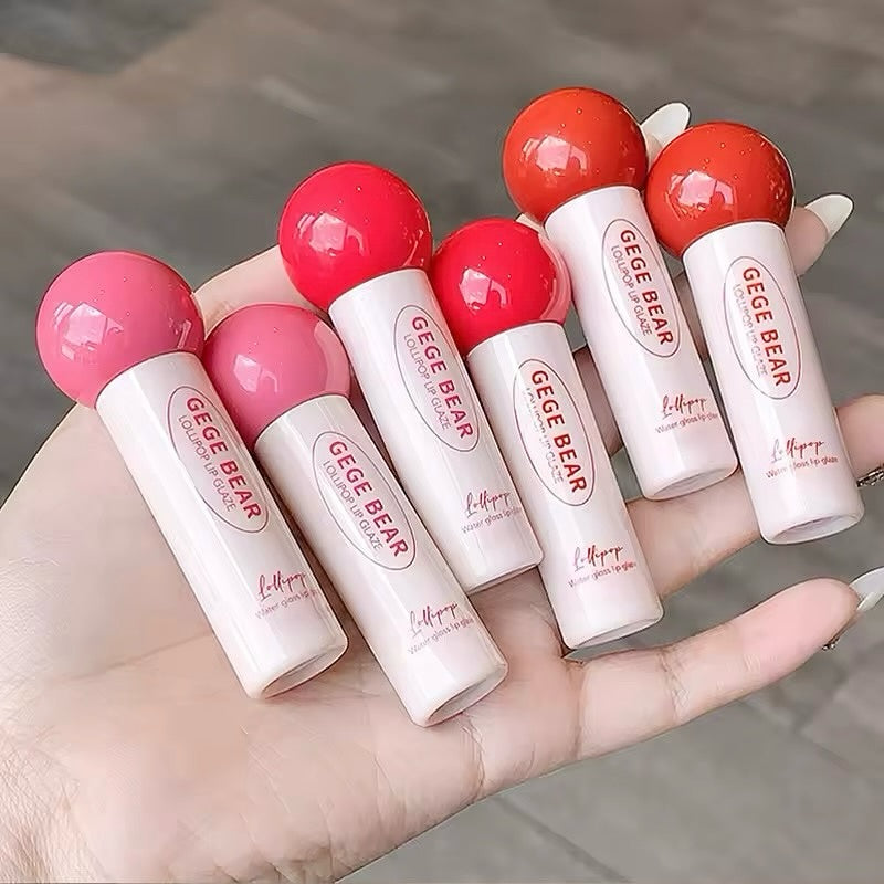 Gege Bear - Lollipop Mirror Lip Gloss Set of 3