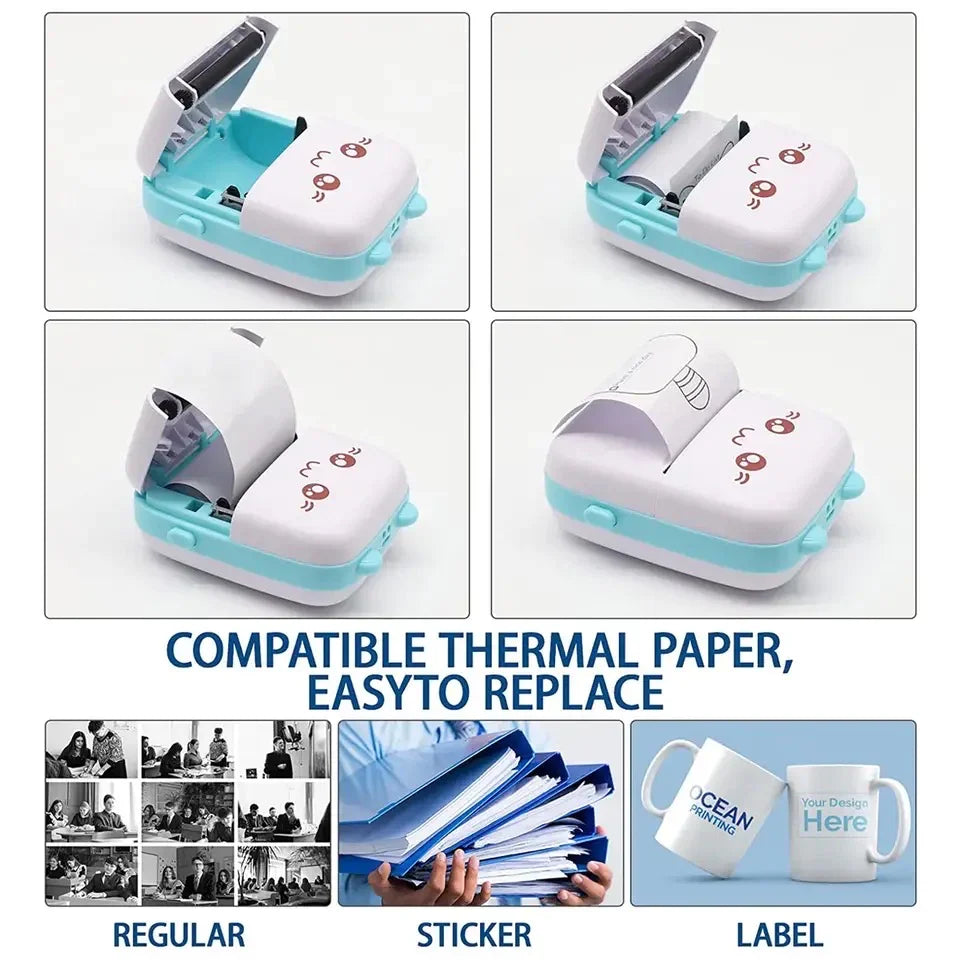 Kawaii Bluetooth Thermal Pocket Printer
