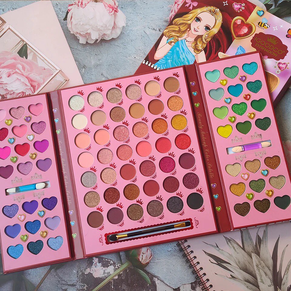 84 Colors Matte & Shimmer Eyeshadow Palette