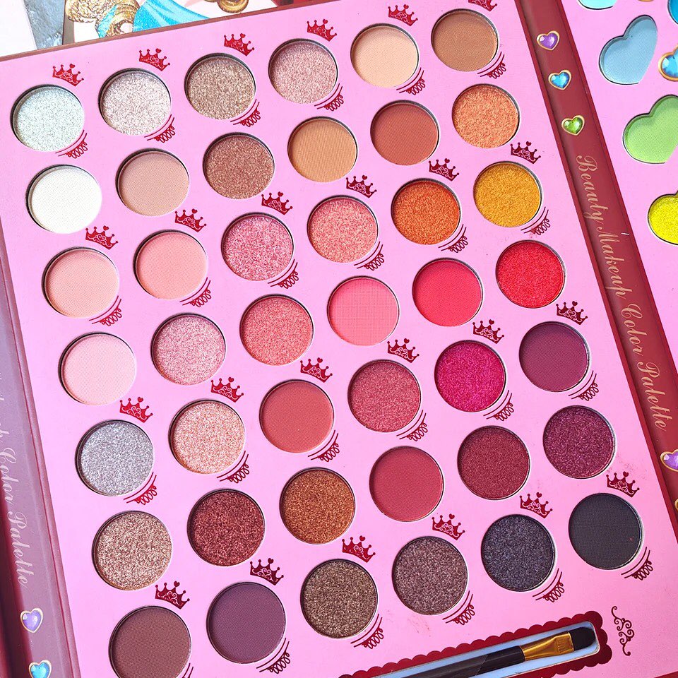 84 Colors Matte & Shimmer Eyeshadow Palette