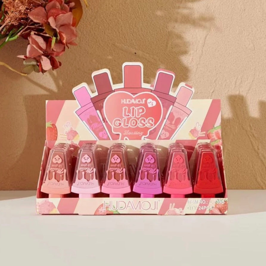 Hudamoji - Ice Cream Matte Lip Gloss Set of 6