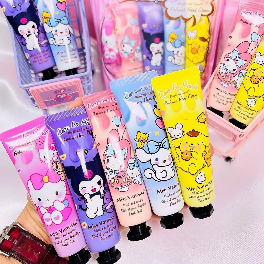 Plant Extract Moisturizing Hand Cream Set of 5