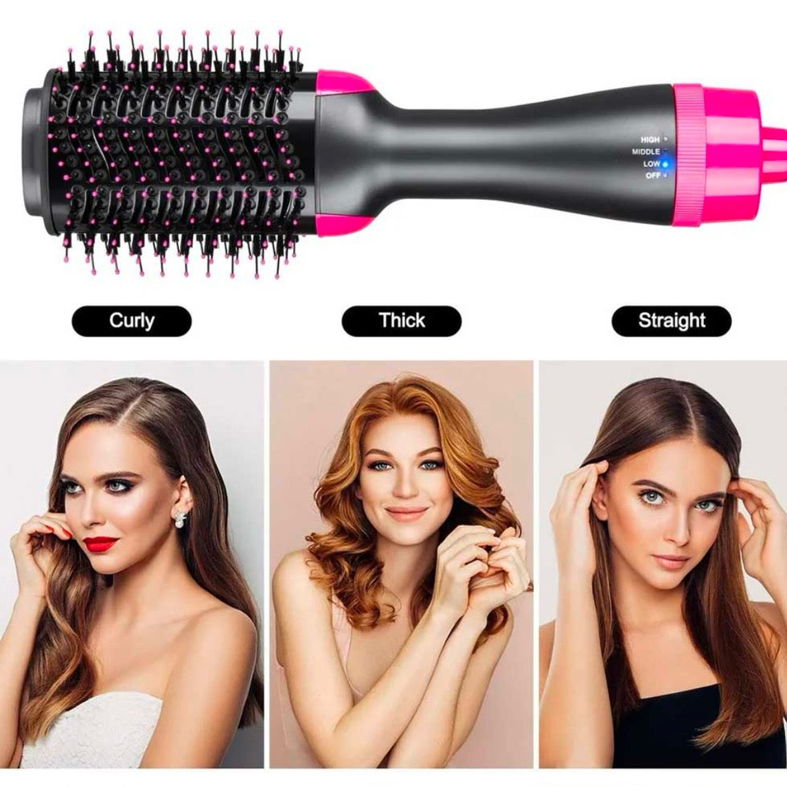 One Step - Hot Air Brush (Dryer + Styler)