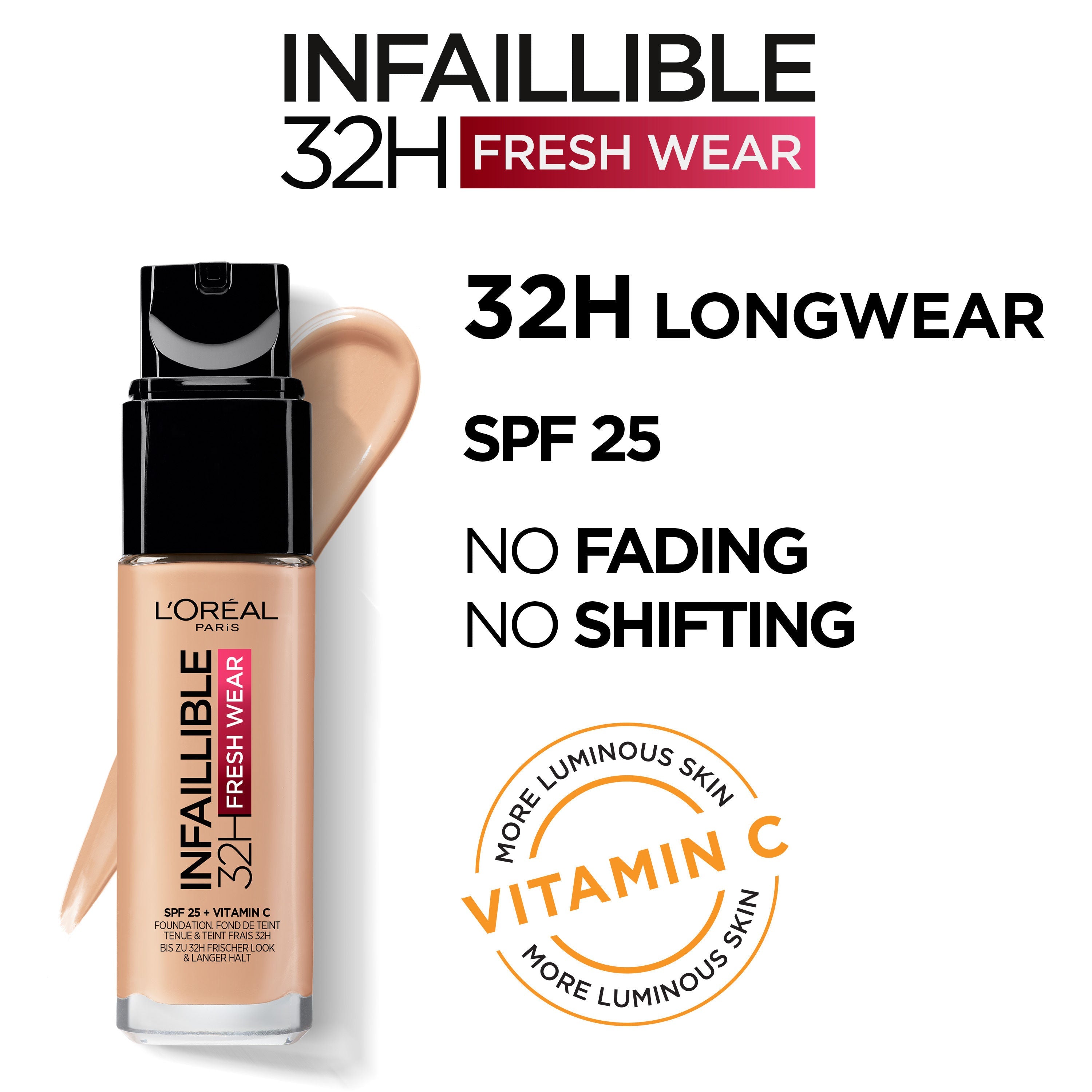 L'OREAL Infaillible 32H Fresh Wear Foundation
