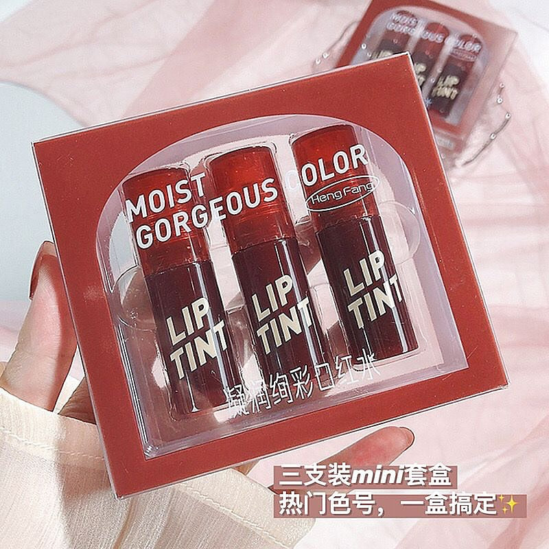 Heng Fang - Gorgeous Color Lip Tint Set of 3