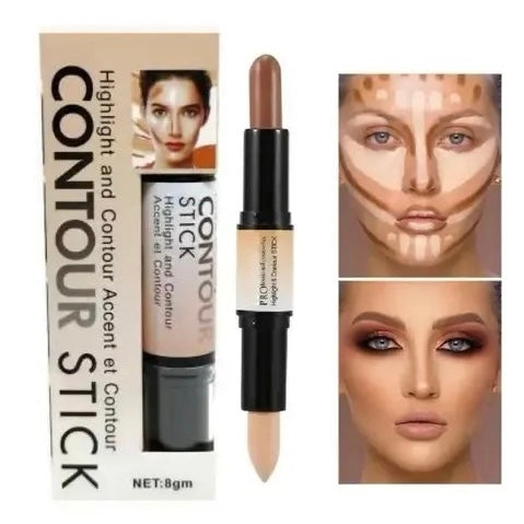 Kiss Beauty - Double Head Highlighter & Contour Stick