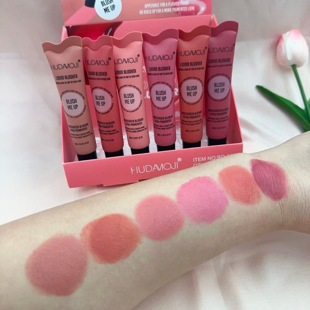 Hudamoji - Blush Me Up Liquid Blusher Set of 6