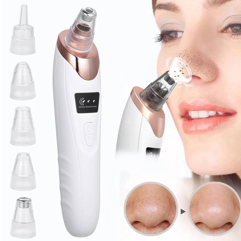 Facial Beauty - 5 in 1 Blackheads Vaccum Derma Suction
