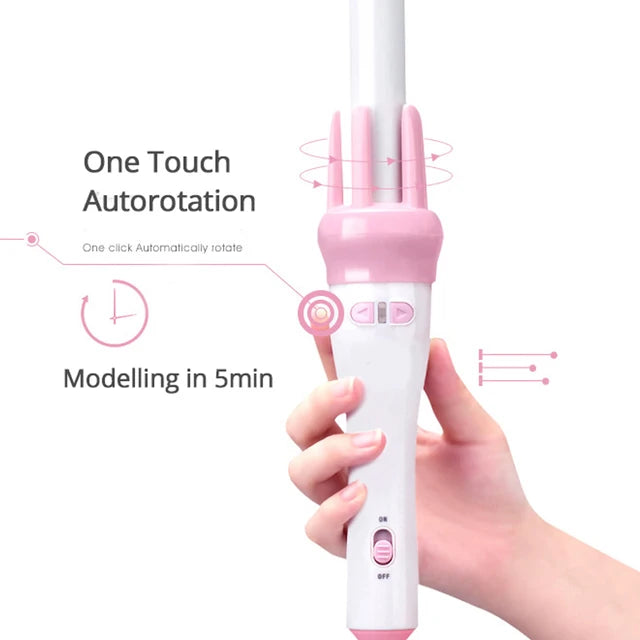 Auto Rotating Pro Curling Iron Hair Curler