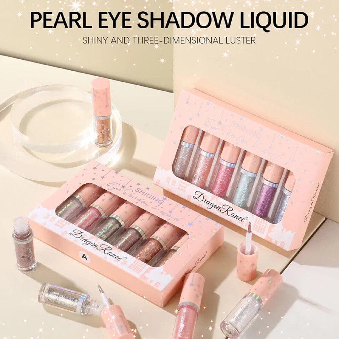 Dragon Ranee - Pearl Liquid Eyeshdaow Set of 6