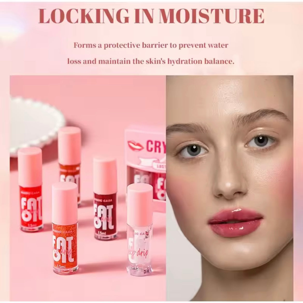 Huxia Beauty - 12H Hydration Fat Shine Mini Lip Oil Set of 6