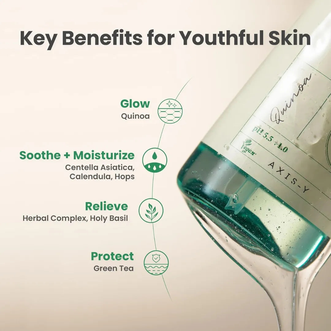 Axis-Y - Quinoa One Step Balanced Gel Cleanser 180ml