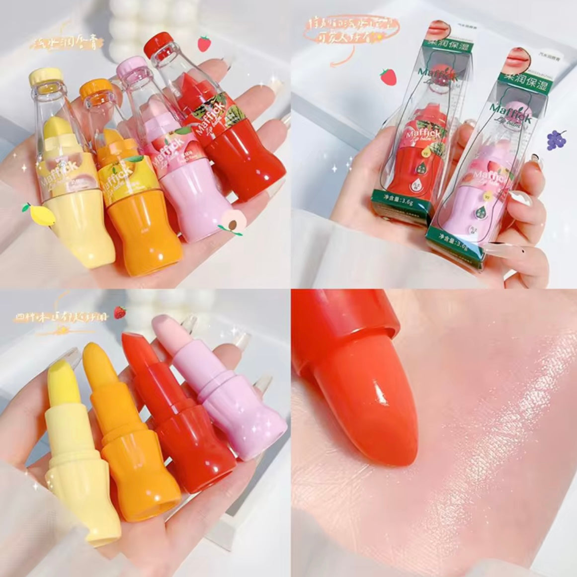 Maffick - Bottle Shape Moisturizing Lip Balm