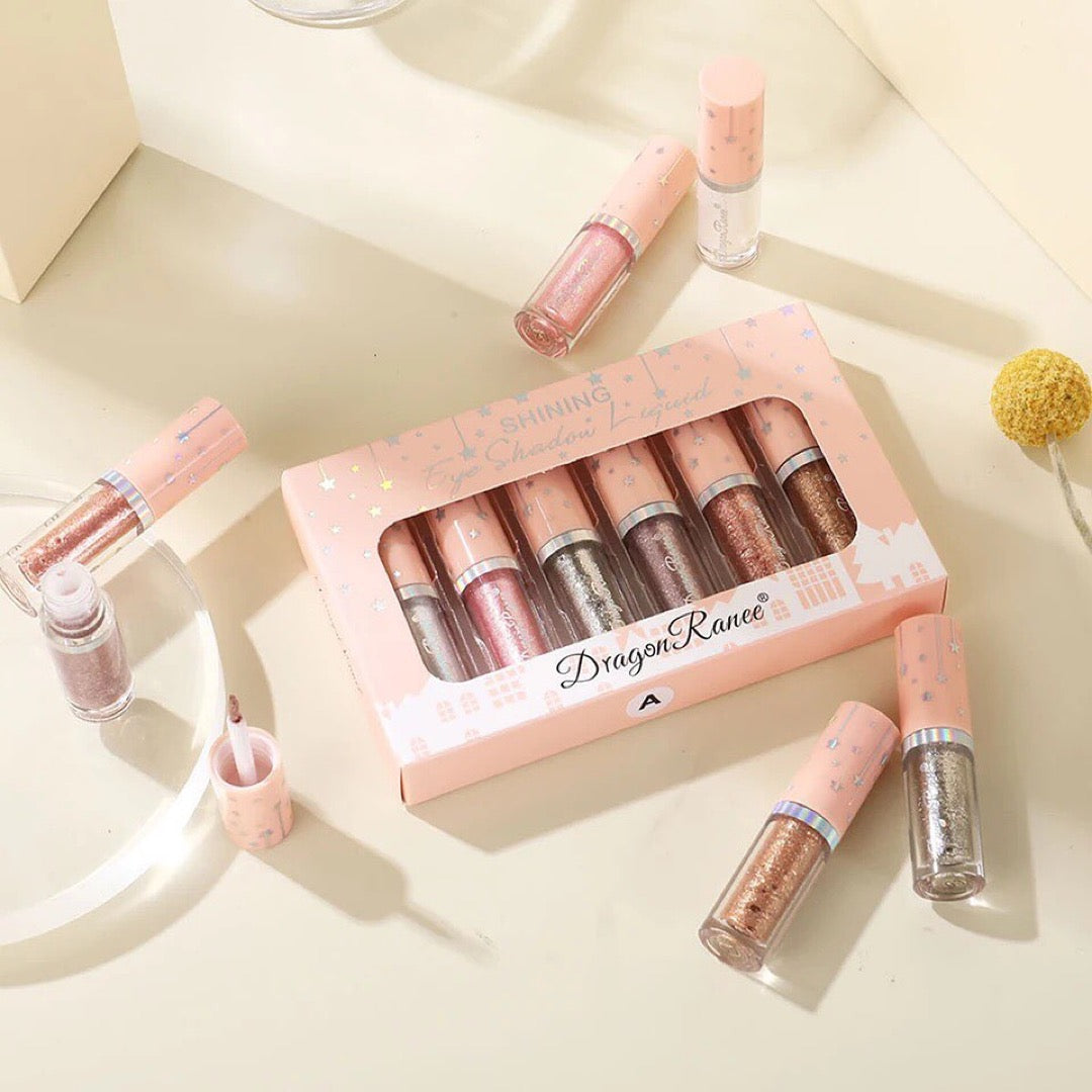 Dragon Ranee - Pearl Liquid Eyeshdaow Set of 6