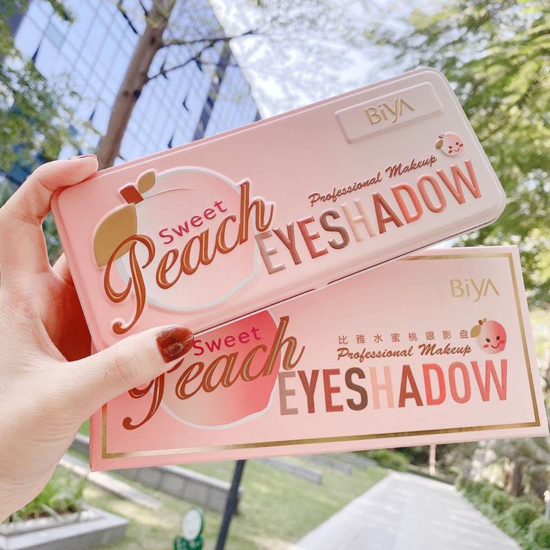BIYA - 16 Color Peach Matte & Shimmer Eyeshadow Palette