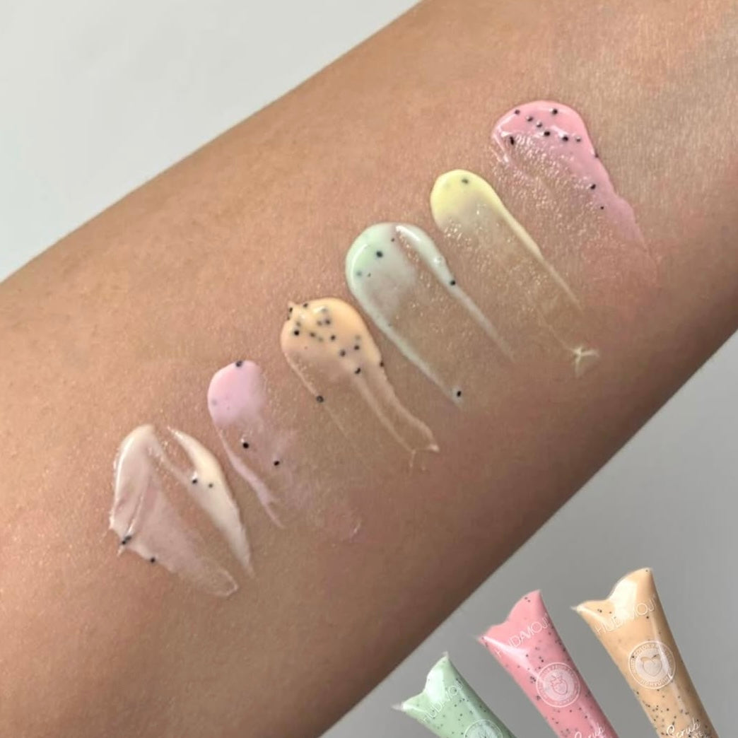 Hudamoji - Fruity Moisturizing Lip Scrub Set of 6