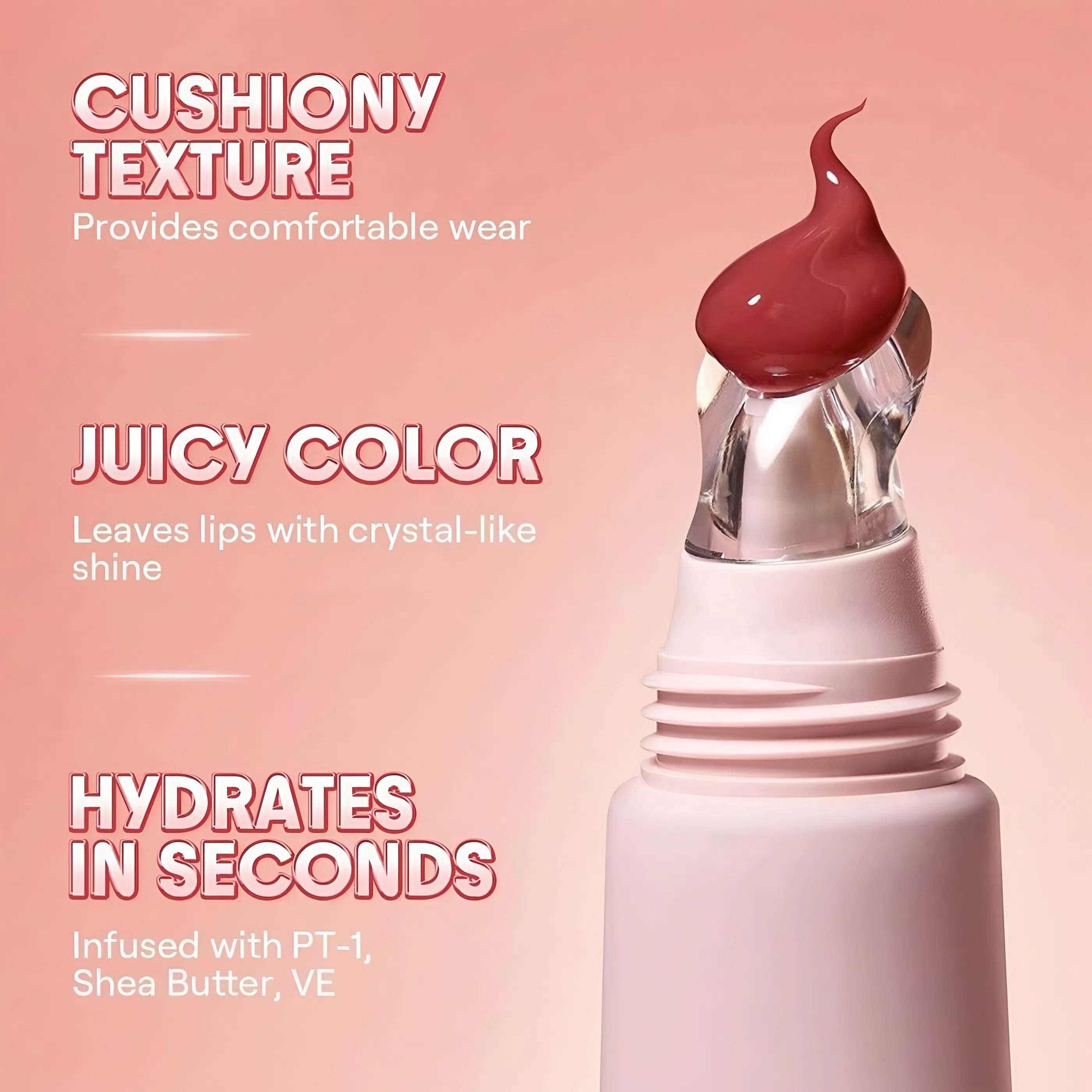 Hudamoji - Crystal Glaze Jelly Pop Lip Gloss Set of 6