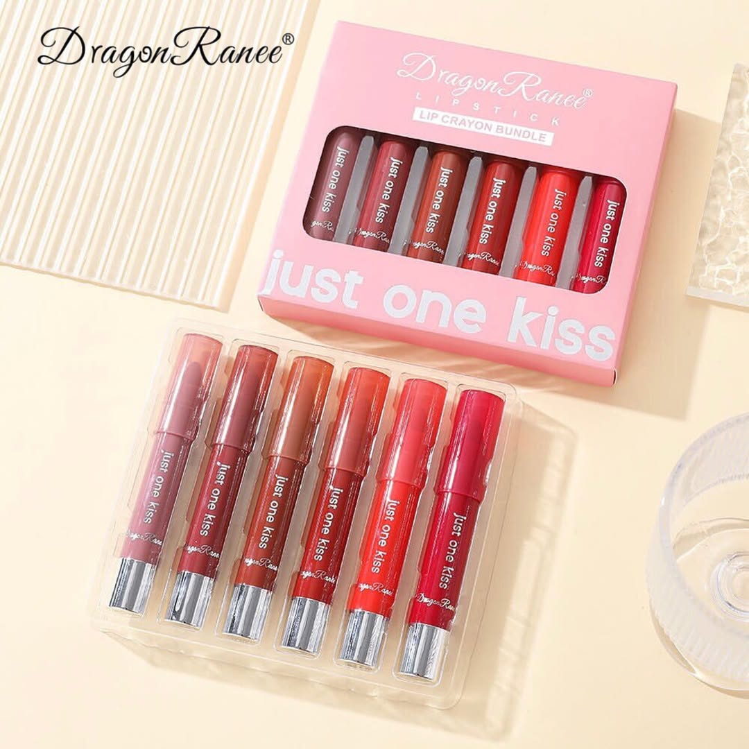 Dragon Ranee - Just One Kiss Lip Crayons Set of 6