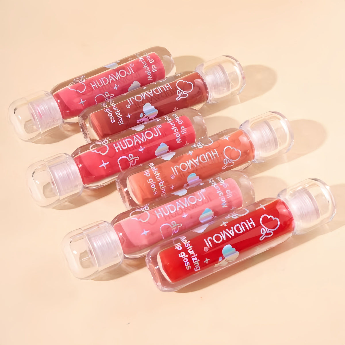 Hudamoji - Vitamin E Mirror Lip Gloss Set of 6