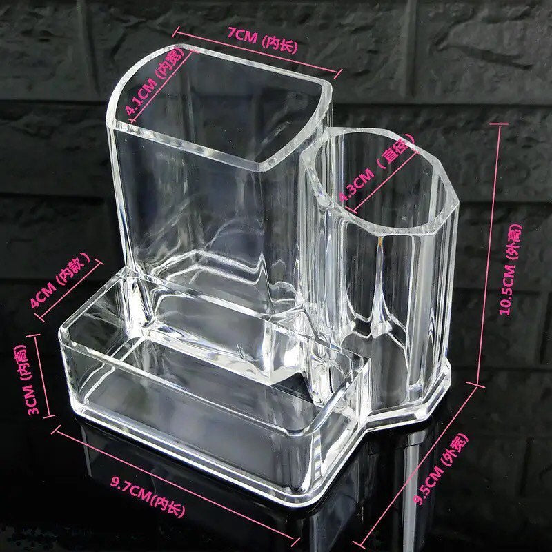 Transparent Acrylic Brush Organizer