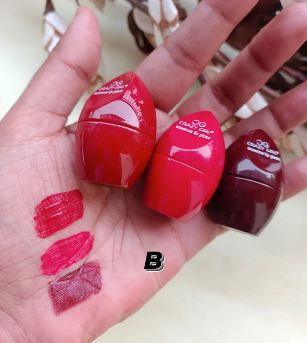 Crazy Girl - Mini Egg Pearl Lip Gloss Set of 3