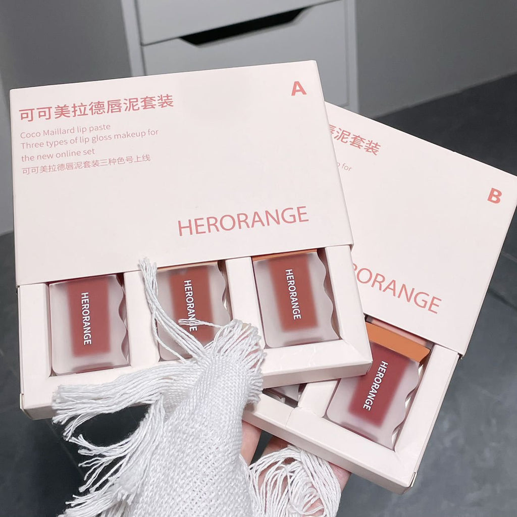 HERORANGE - Coco Millard Matte Lip Gloss Set of 3