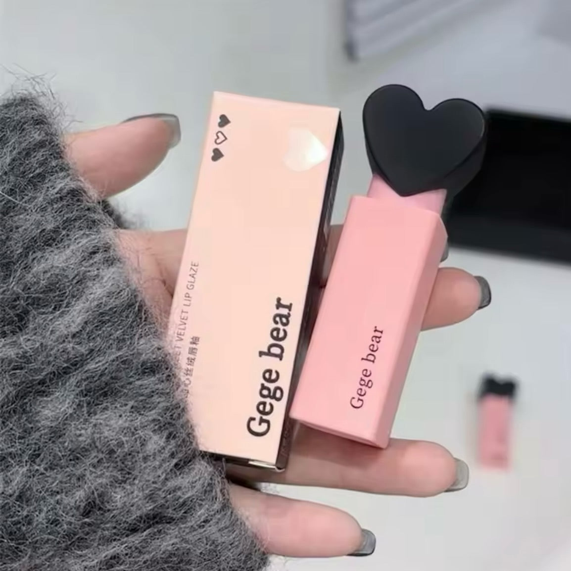 Gege Bear - Dreamy Sweet Heart Velvet Lip Gloss Set of 6