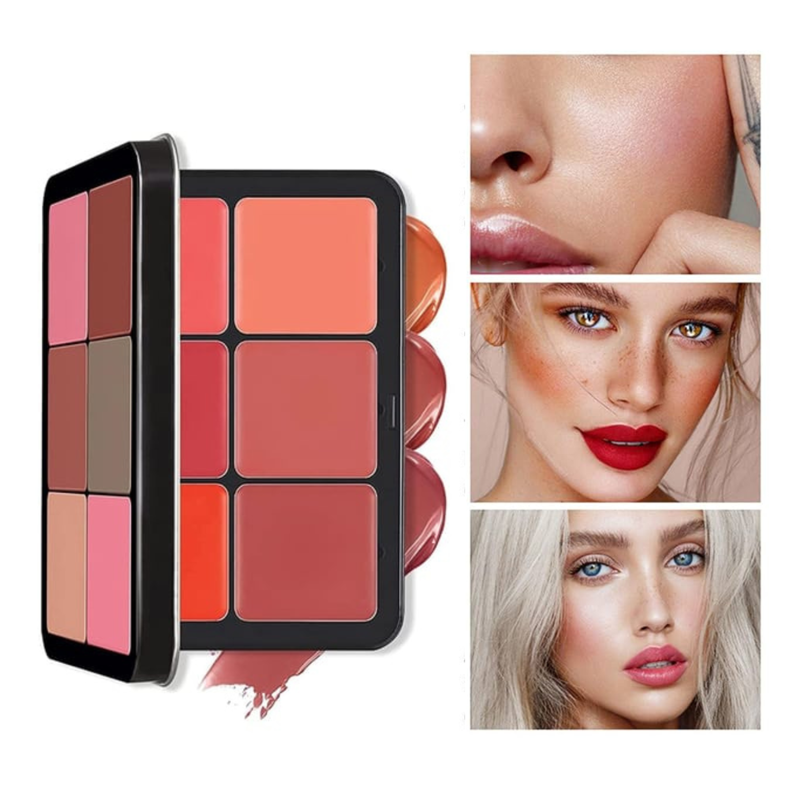 Carla Secret - 12 Color Creamy Blush Palette