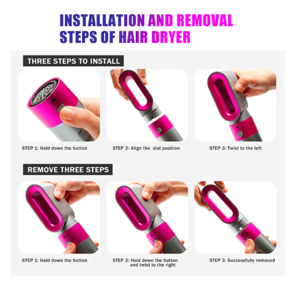 One Step - 5 in 1 Hot Air Styler