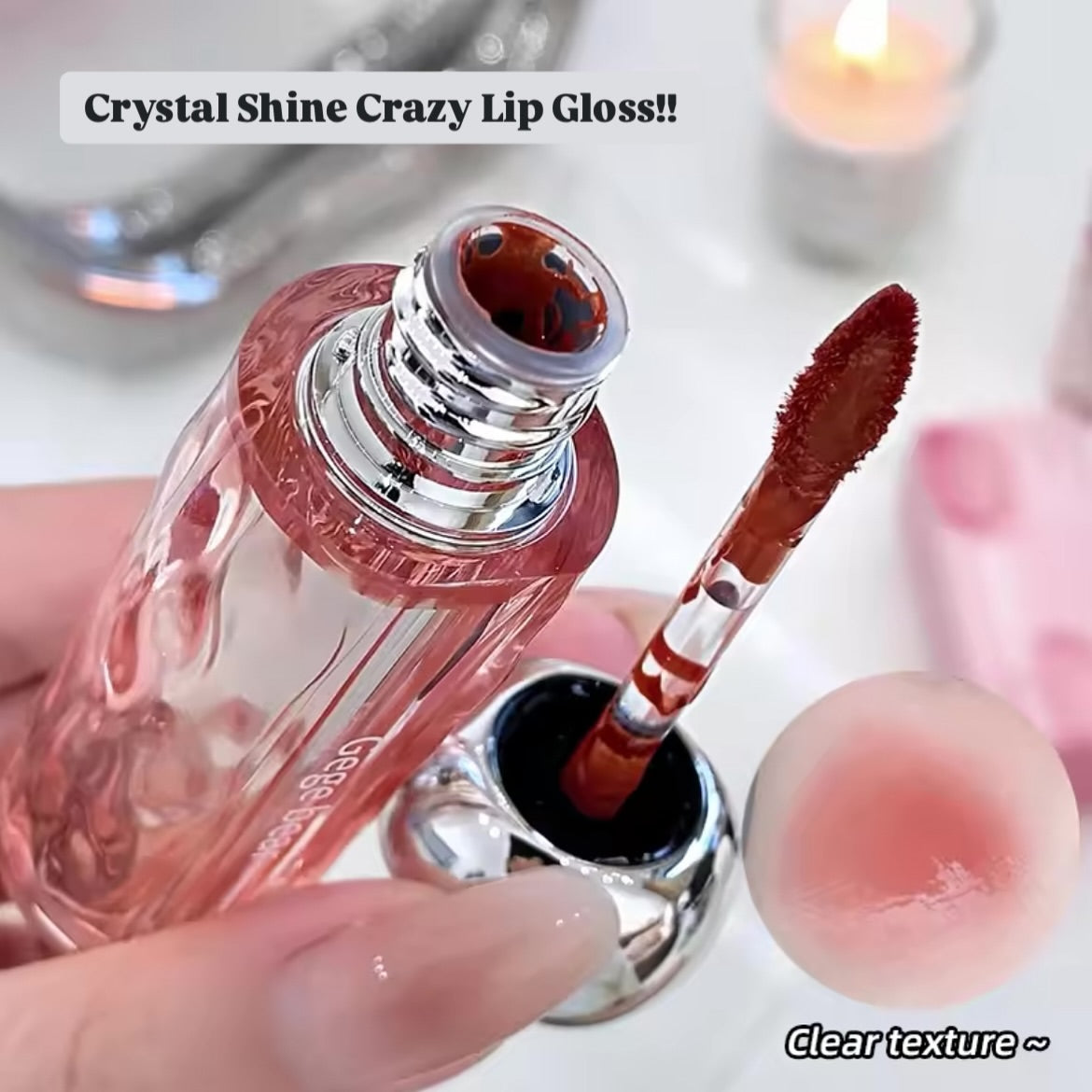 Gege Bear - Fairy Glazed Jelly Lip Gloss Set of 6