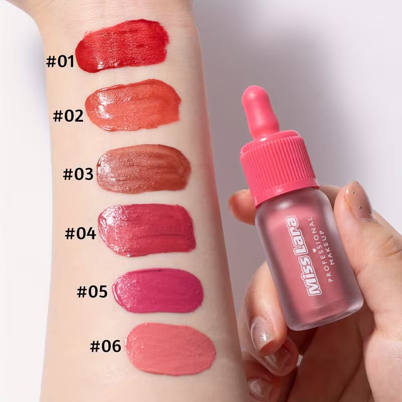 Miss Lara - 6pcs Ink Airy Velvet Lip & Blush Cream