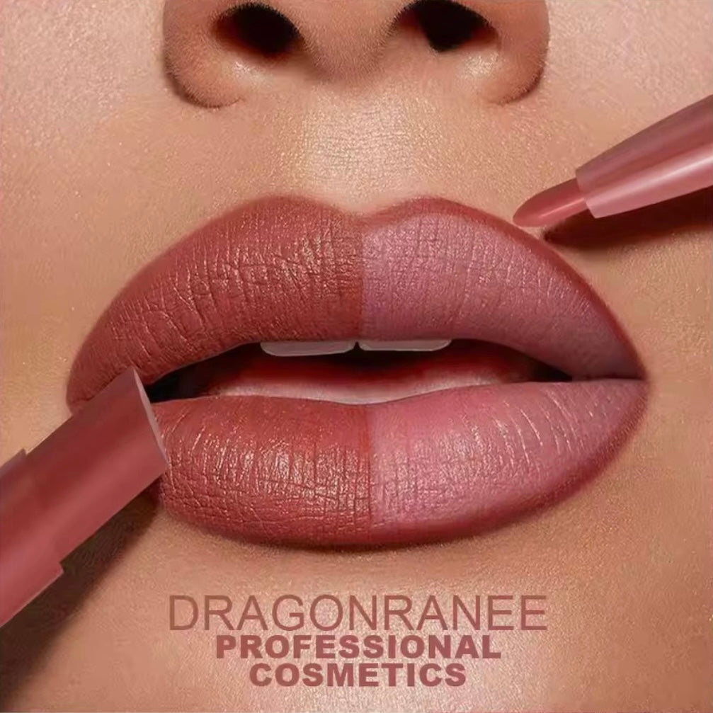 Dragon Ranee -  2 in 1 Matte Velvet Lipstick & Liner Set of 6