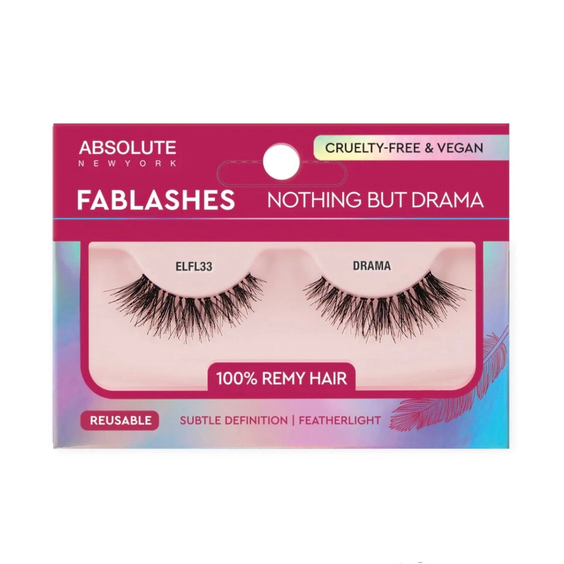 1 Pair Natural Soft Fluffy False Eye Lashes