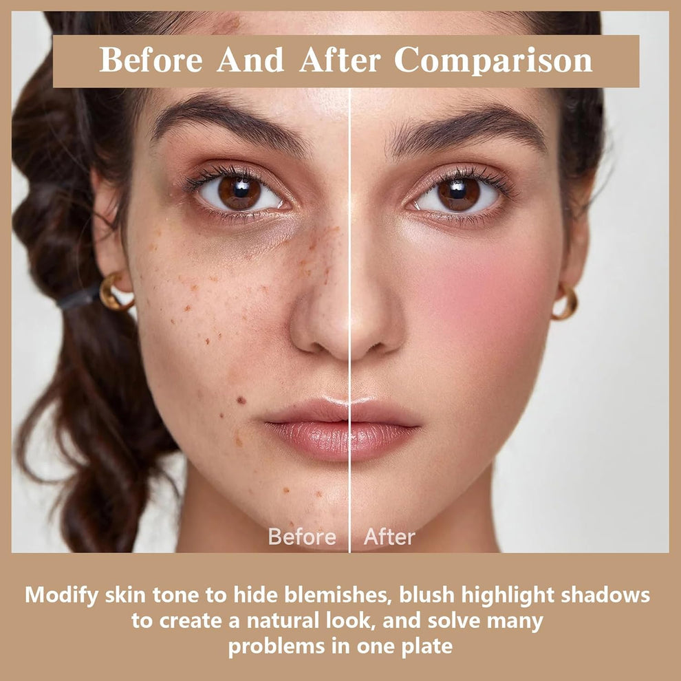 Carla Secret - 12 Color Concealer & Blush Palette