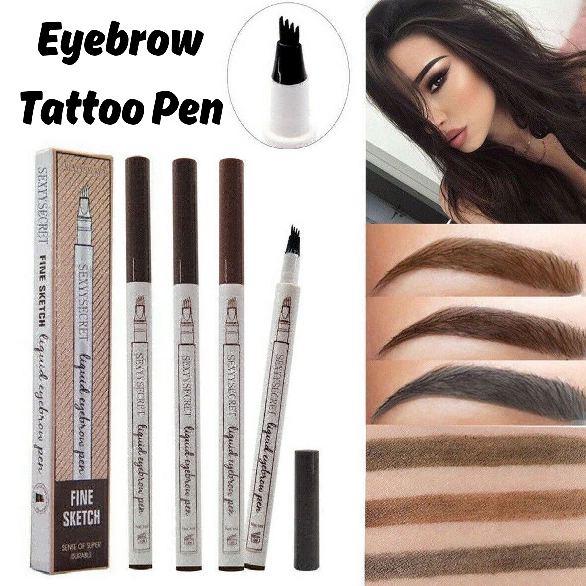 Instant Eyebrow Tatto Micro Fork Pencil
