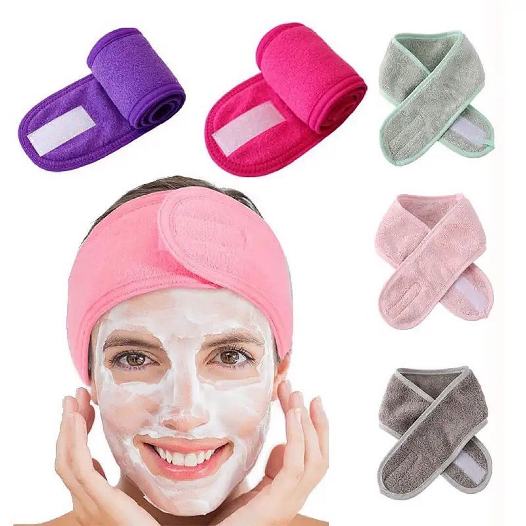Adjustable SPA Headband Wide Hairband Yoga Bath Shower Makeup Wash Face Hair Band