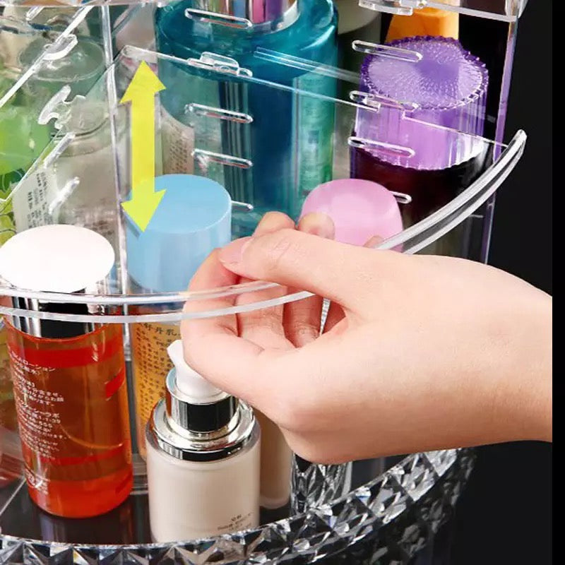 360 Rotating Desktop Makeup & Skin Care Organizer
