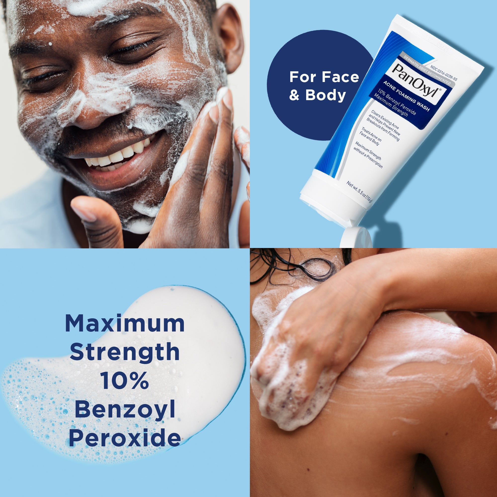 PanOxyl - Acne Foaming Wash Benzoyl Peroxide 10% - 156g