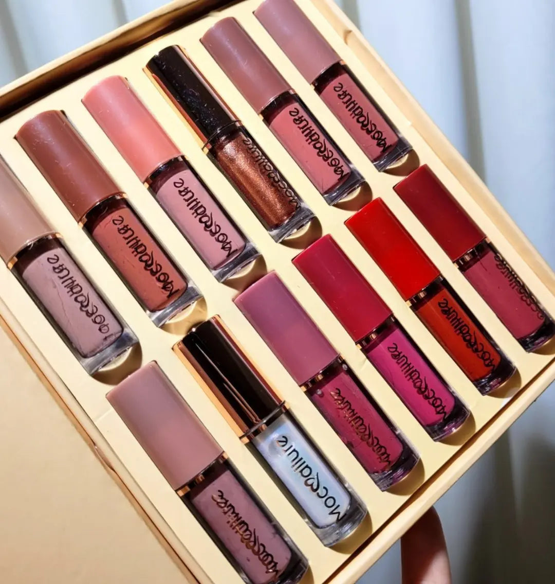 Mocallure - Creamy Matte Lip Gloss Set of 12