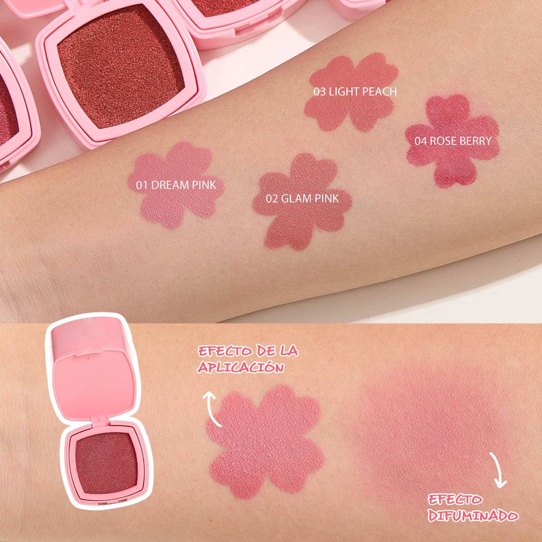 Hudamoji - Flower Stamp Rouge Cheek Blush