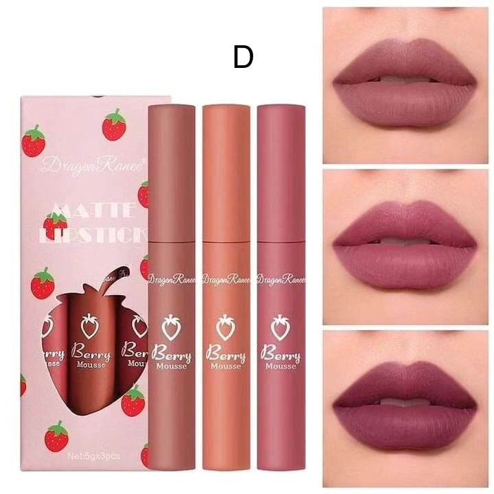 Dragon Ranee - Strawberry Sweet Lip Gloss Set of 3
