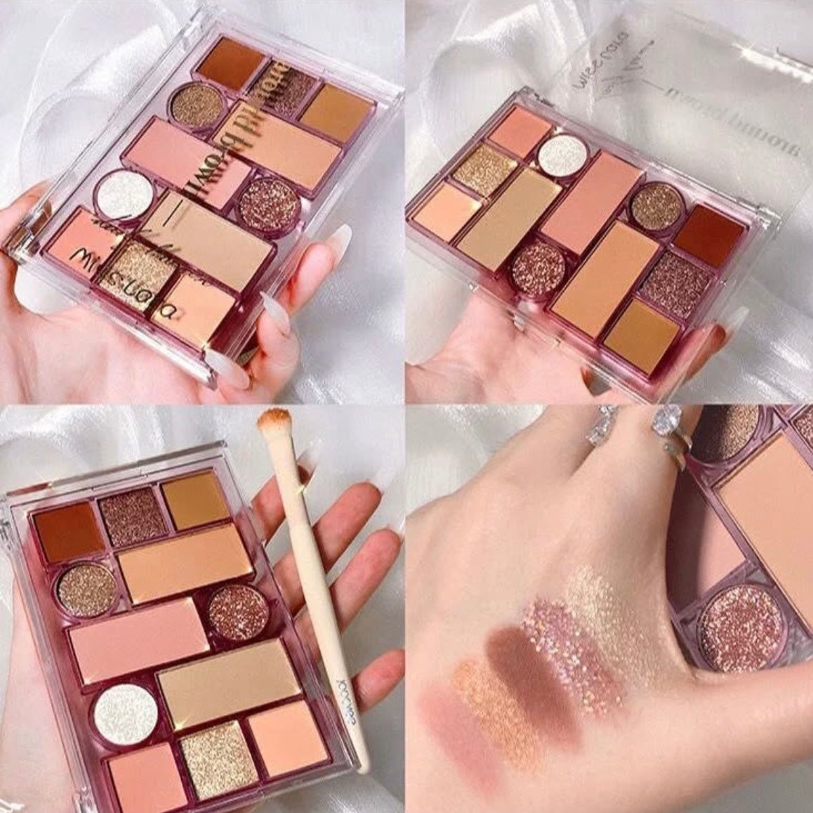 Miss Lara - 12 Color Matte & Shimmer Eyeshadow Palette