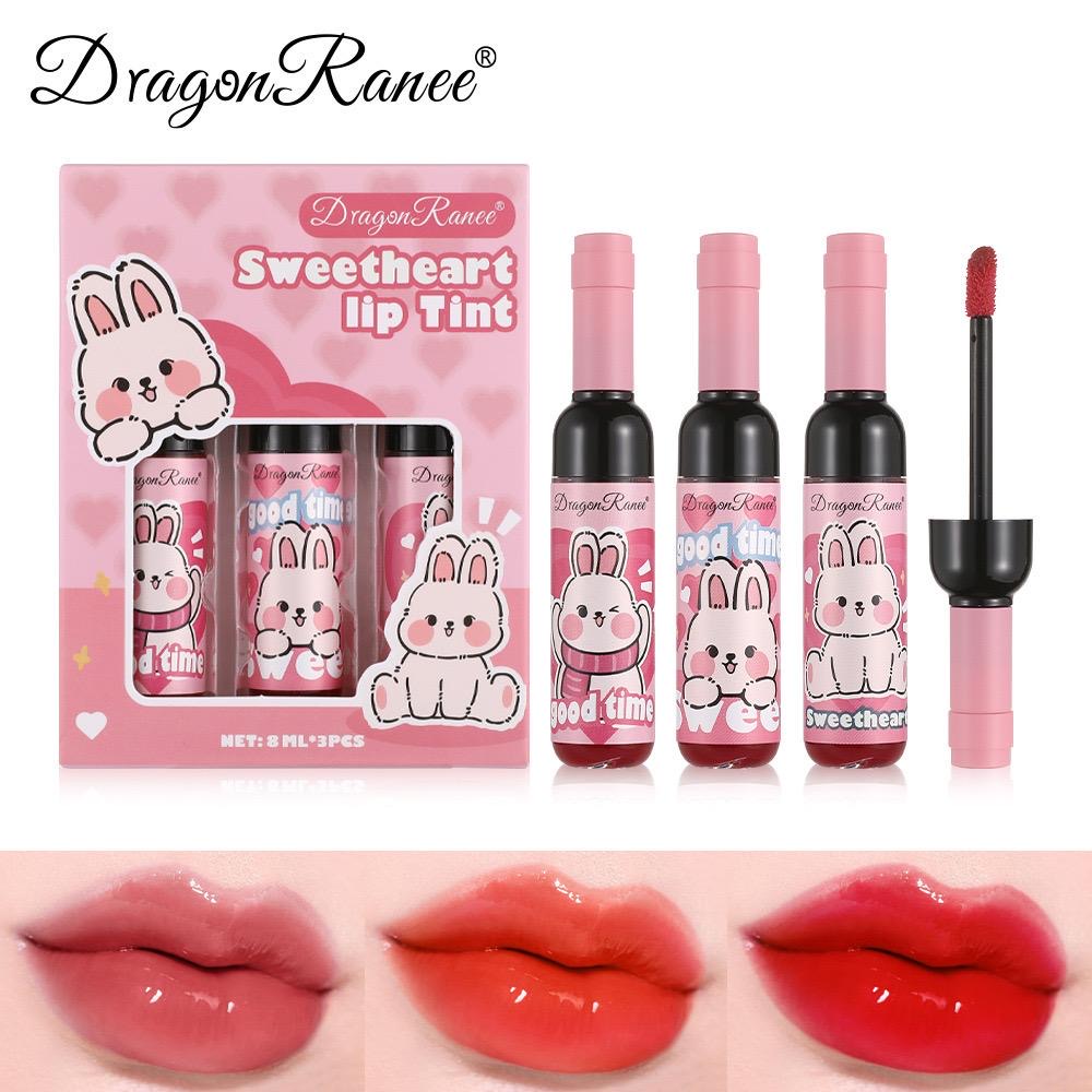 Dragon Ranee - Sweetheart Wine Shaped Lip Tint Set of 3