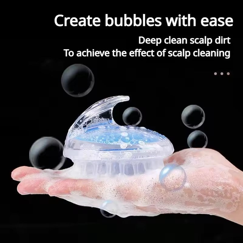 Crystal Clear Shampoo Silicone Scalp Massager