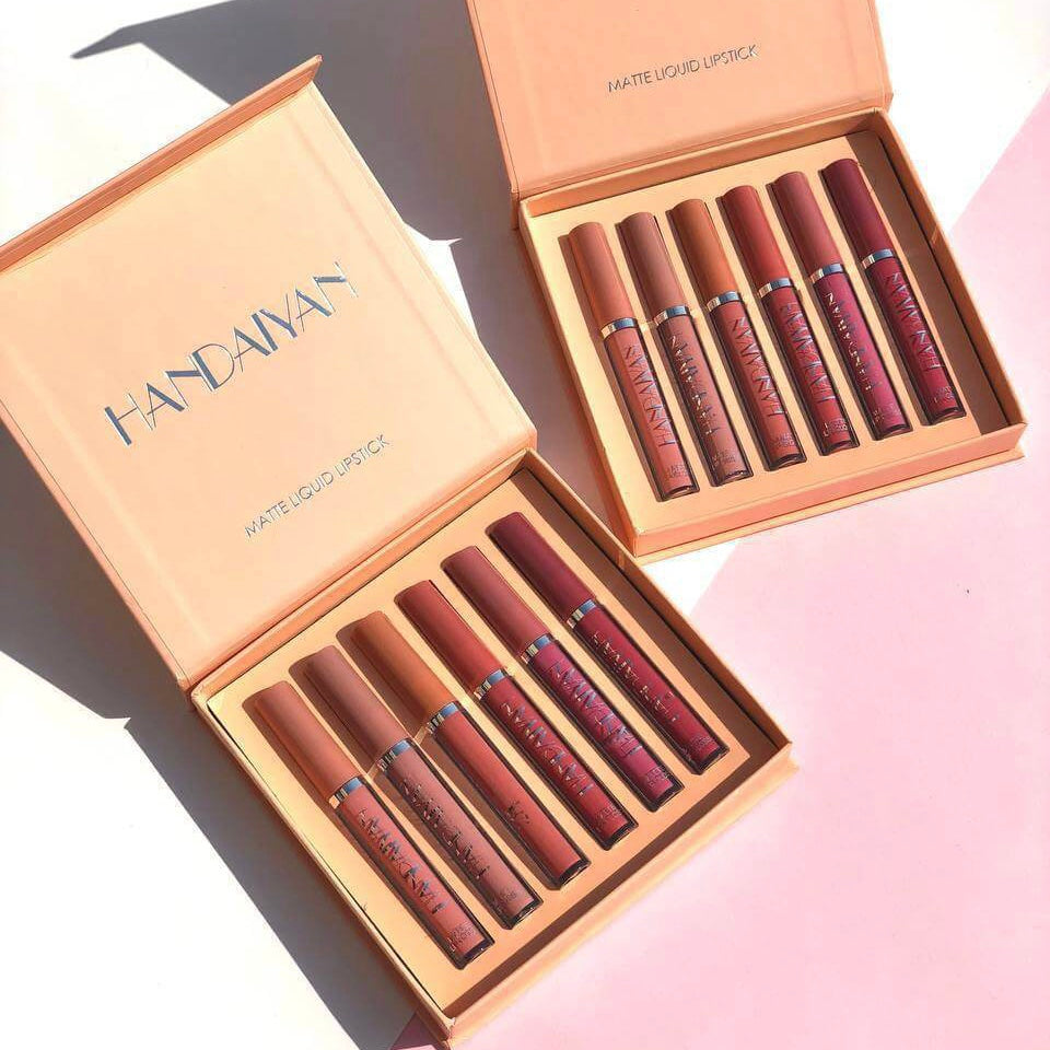 Handaiyan - Creamy Matte Lip Gloss Set of 6