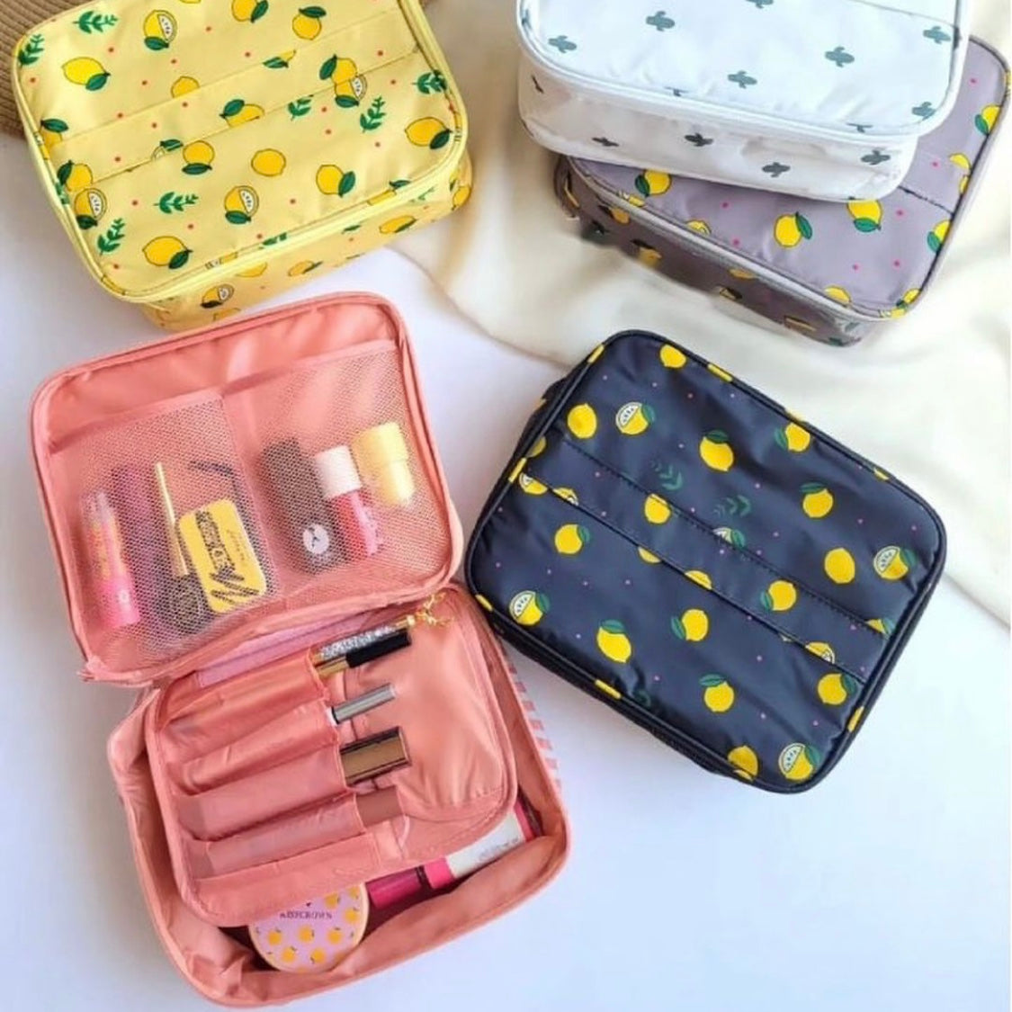 Travel Zipper Waterproof Cosmetic Pouch